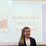 Školní kolo recitační soutěže – kategorie starší žáci