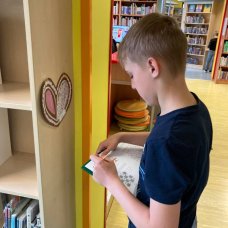 4. třída v okresní knihovně