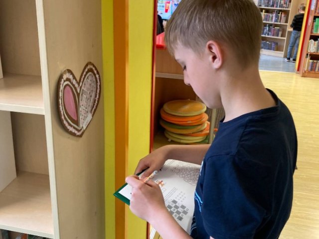 4. třída v okresní knihovně